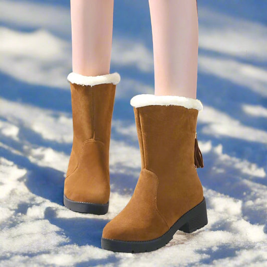 Calla | Elegante Wadenstiefel für stilvollen Winterkomfort