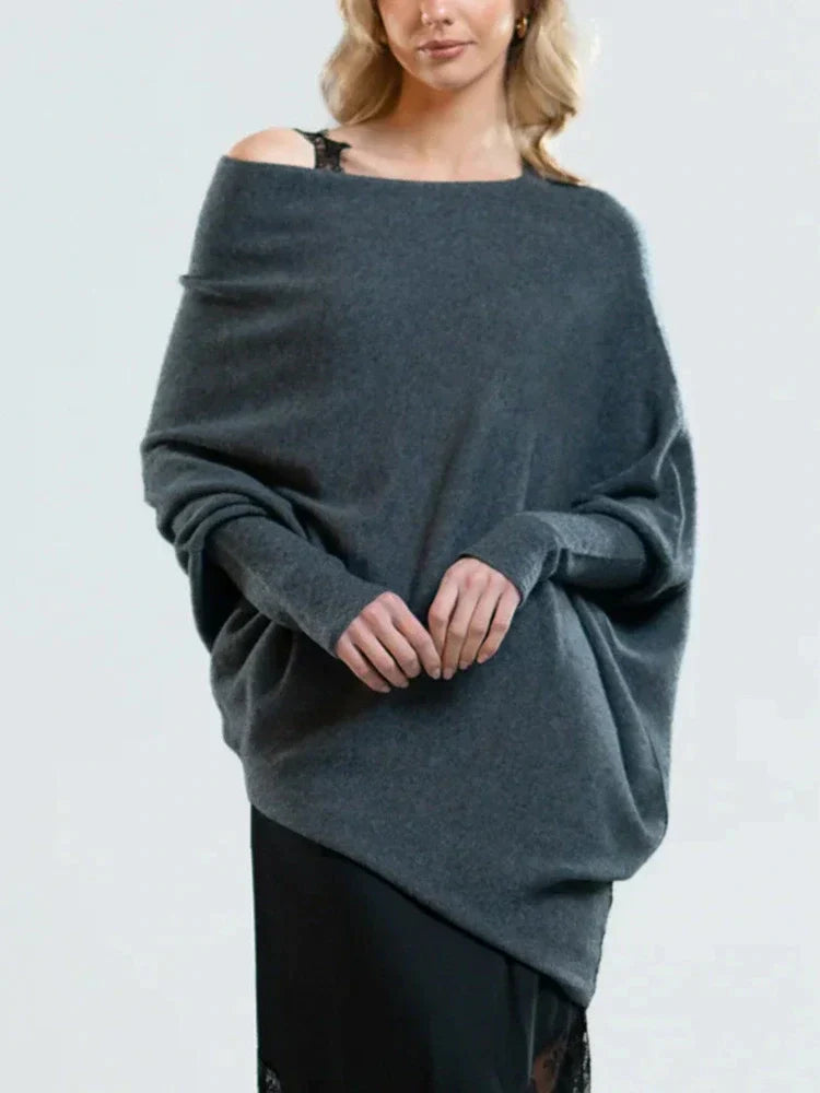 Chendrea | Eleganter Damenpullover mit drapiertem Design für jeden Anlass