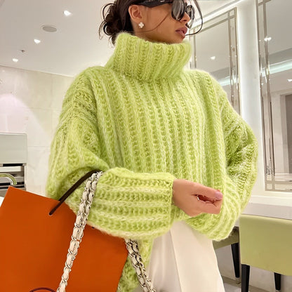 Crizztine | Eleganter, warmer Strick-Rollkragenpullover für kühle Tage