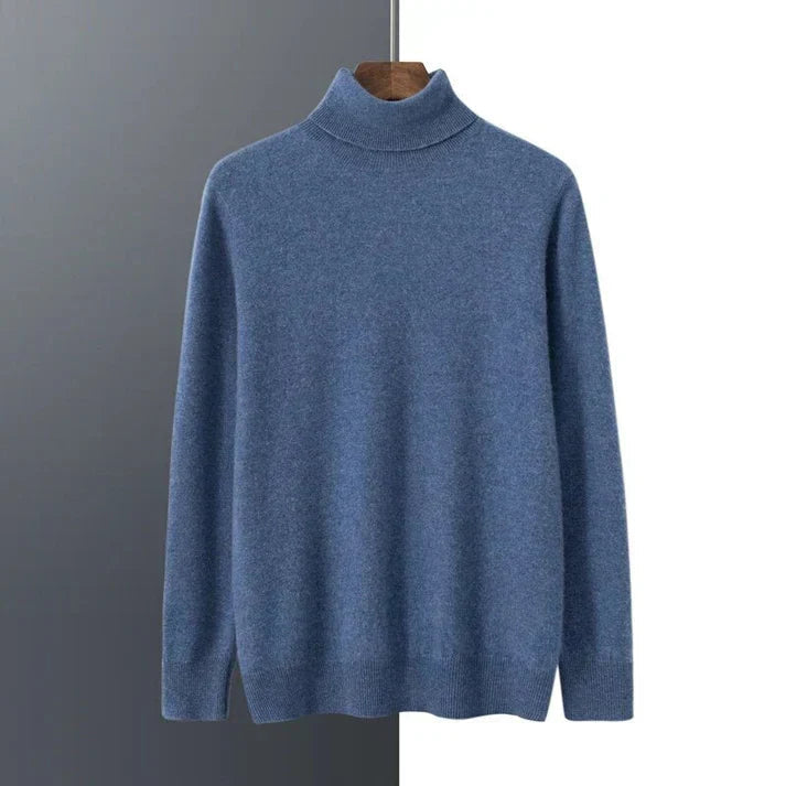 Leon | Luxuriöser Herren Rollkragenpullover aus 100% Kaschmir