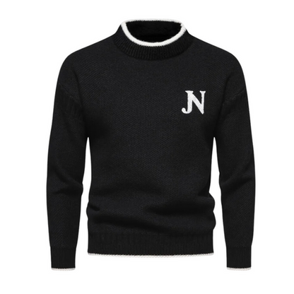 Nathan | Klassischer Herrenstrickpullover aus hochwertiger Wolle