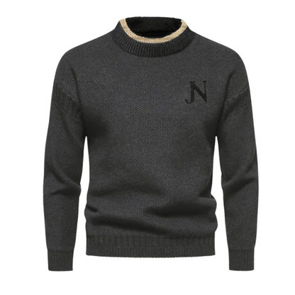 Nathan | Klassischer Herrenstrickpullover aus hochwertiger Wolle