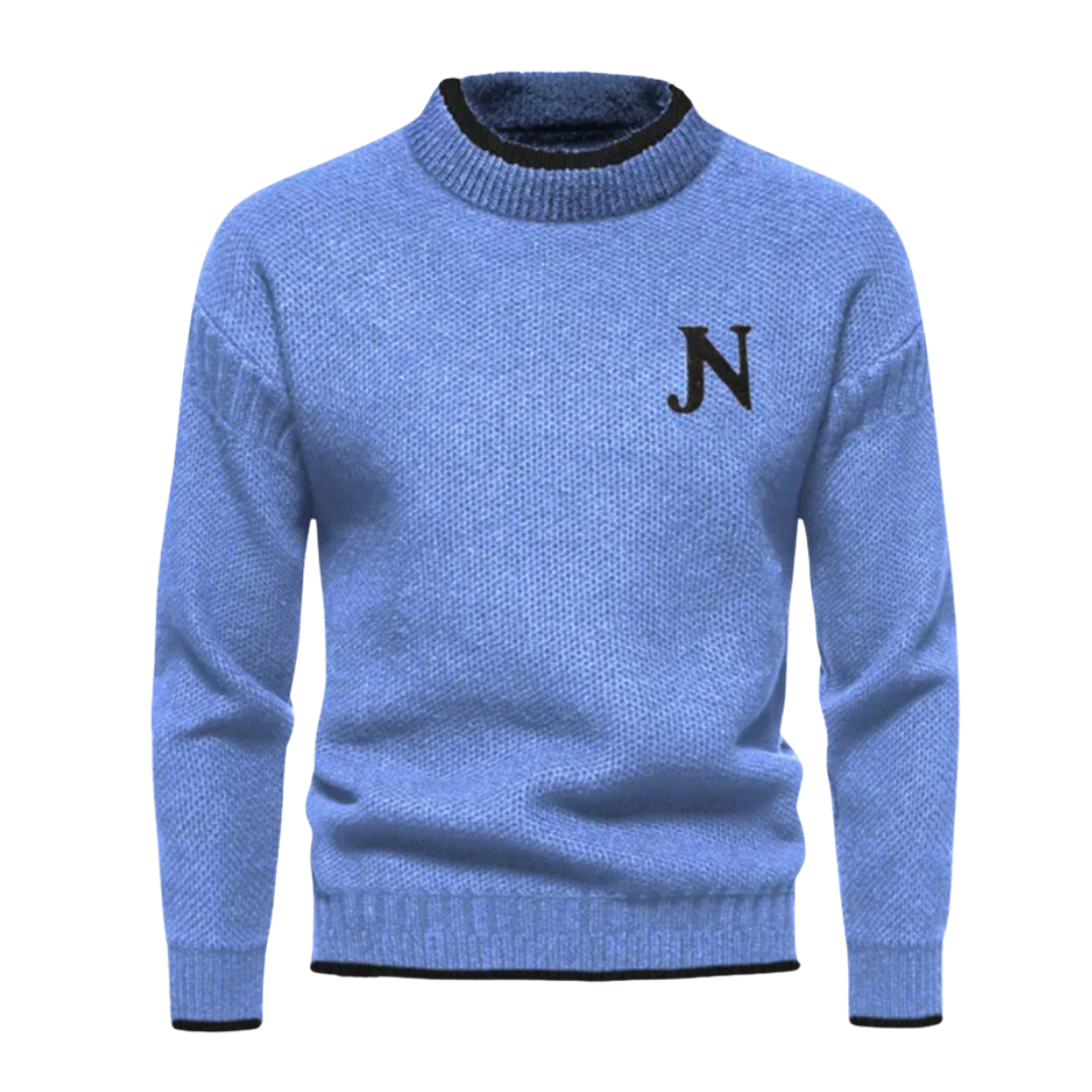 Nathan | Klassischer Herrenstrickpullover aus hochwertiger Wolle