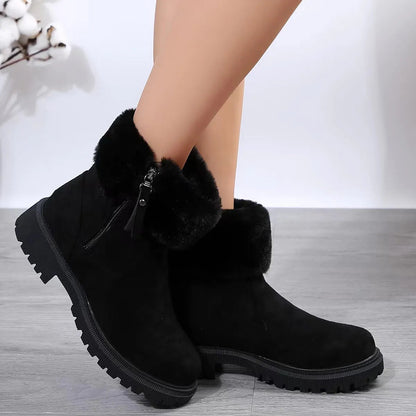 Ricsen | Elegante Winterstiefel mit warmem Plüschfutter und Reißverschluss