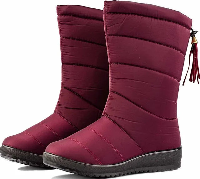 Valerie | Stylische wasserdichte Mid-Calf-Stiefel für maximalen Komfort