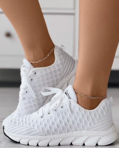 Velina | Trendige Damen Sneaker mit Bubble Lace Design für optimalen Tragekomfort