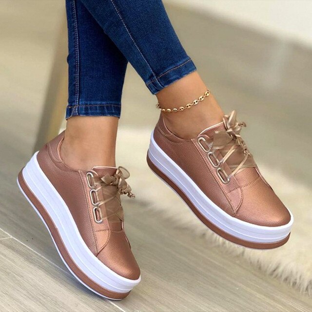 Vicky | Trendige Plateau Schuhe für Damen mit bequemer Sohle